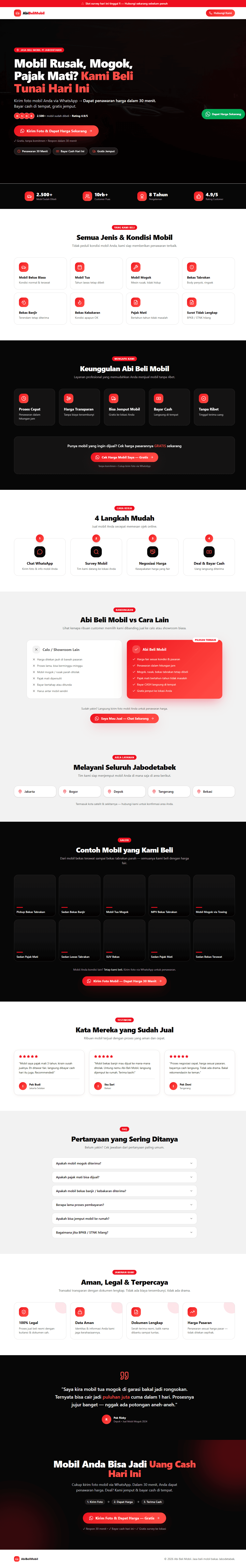 Contoh website bisnis profesional hasil karya TumbuhTech